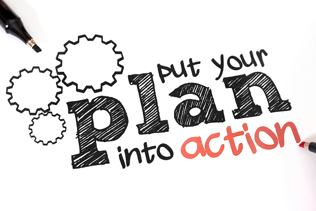 what are the business plan into action plan